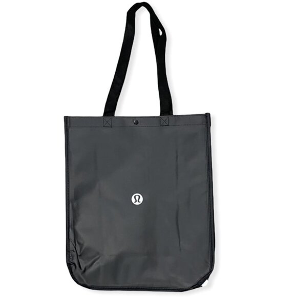 NWOT Lululemon Large Reusable Black Tote Bag - Picture 1 of 7